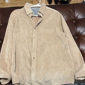 Tasso Elba Men's Beige Shirt Jacket